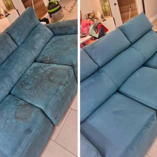 Higieniza Fácil - Antes e Depois Sofá 3