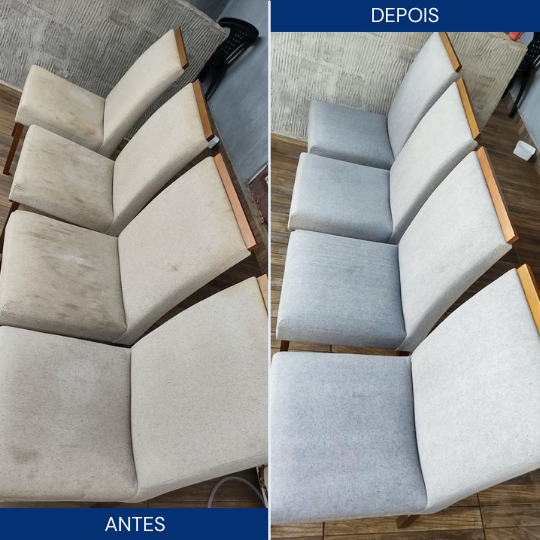 Higieniza Fácil - Antes e Depois de Cadeiras 2